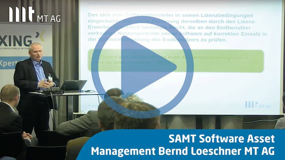 SAMT Software Asset Management Bernd Loeschner MT AG